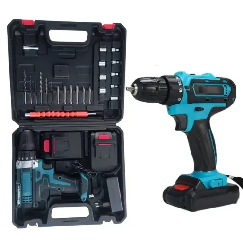 21V Cordless Impact Drill Kit â 42Nm, 2Ã2Ah Batteries